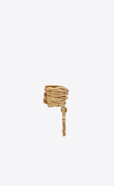 OPYUM Bijou d'oreille monogramme en métal